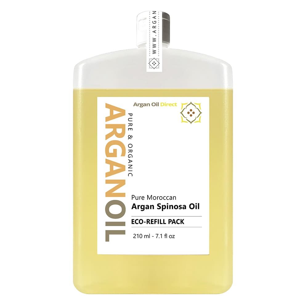 argan oil refill pack bottle