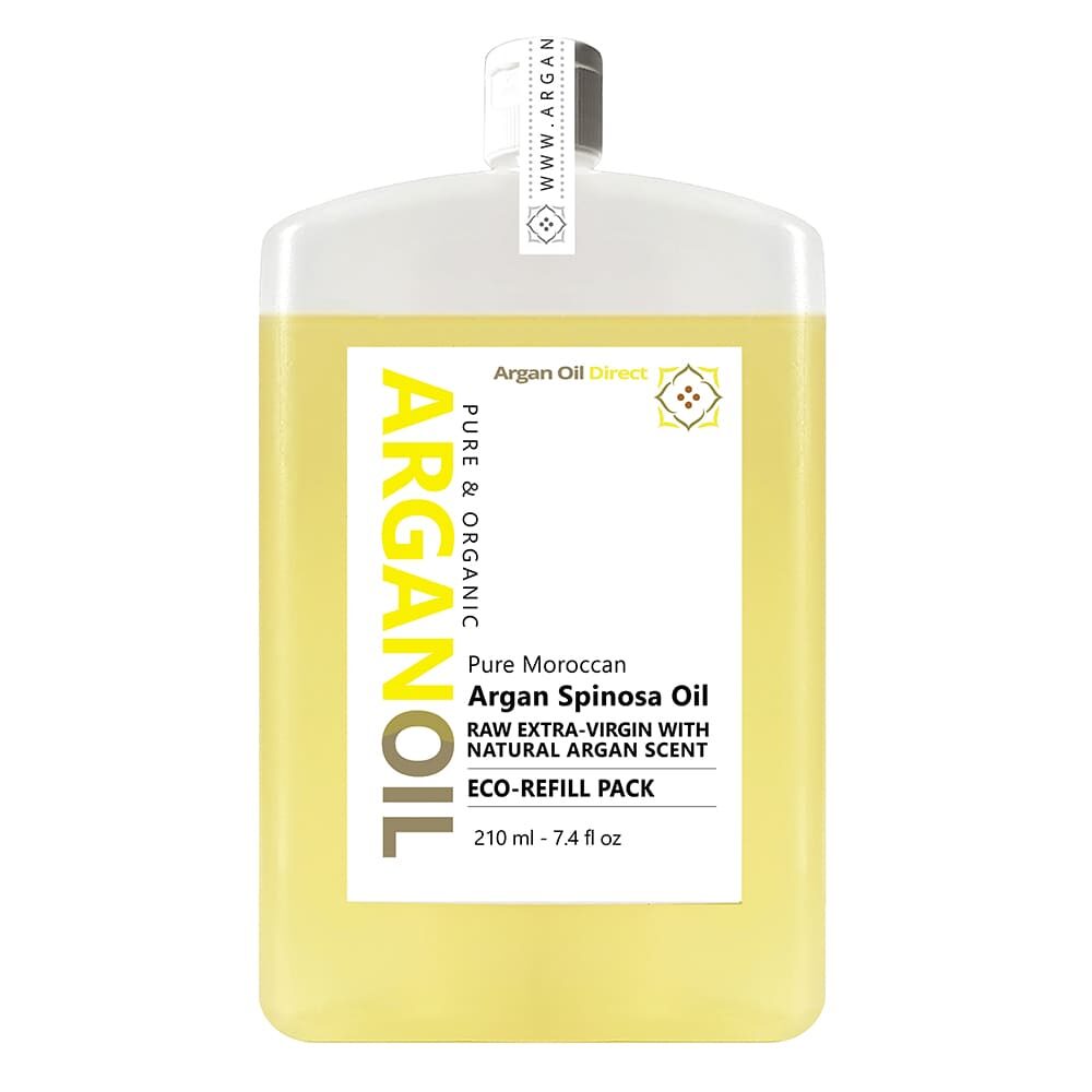 raw argan oil eco refill natural argan smell bottle