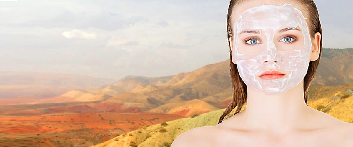 clay for face masks bowl of prepared moroccan rhassoul clay paste for face mask or shampoo